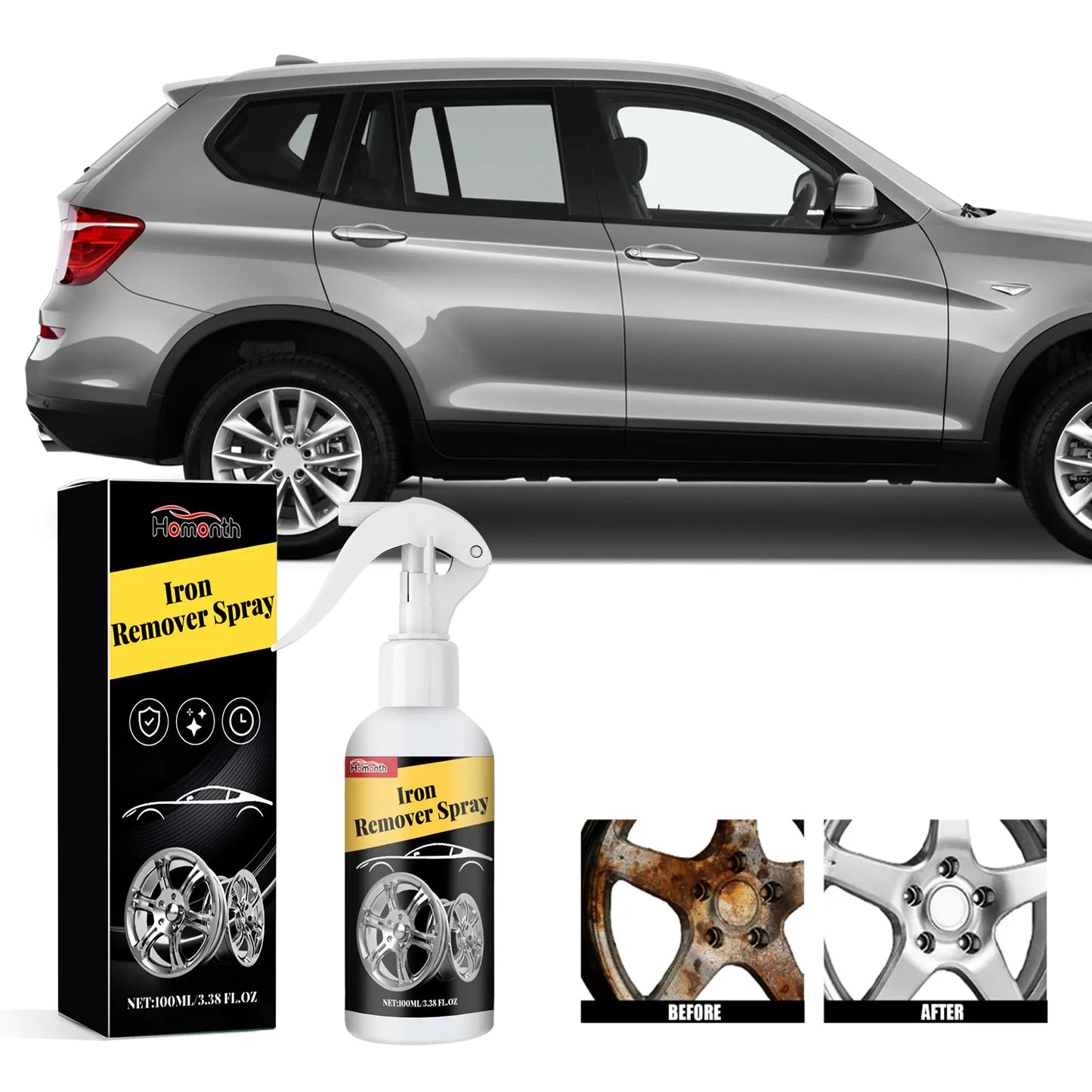 Homonth Wheel Shine & Rust Eraser