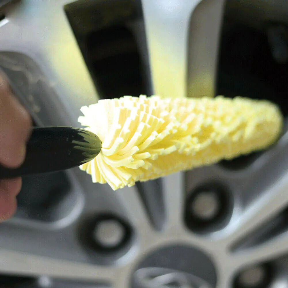 Cepillo de Limpieza Multifuncional para Bujes de Rueda de Coche