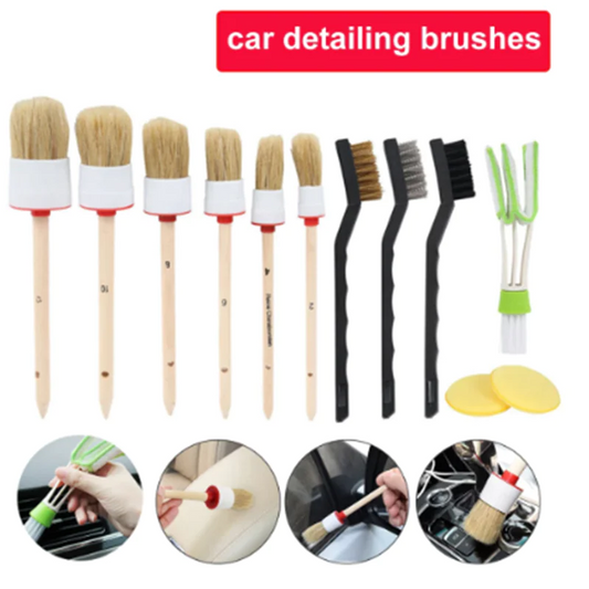EcoDetail Car Wash Brush with Natural Bristles