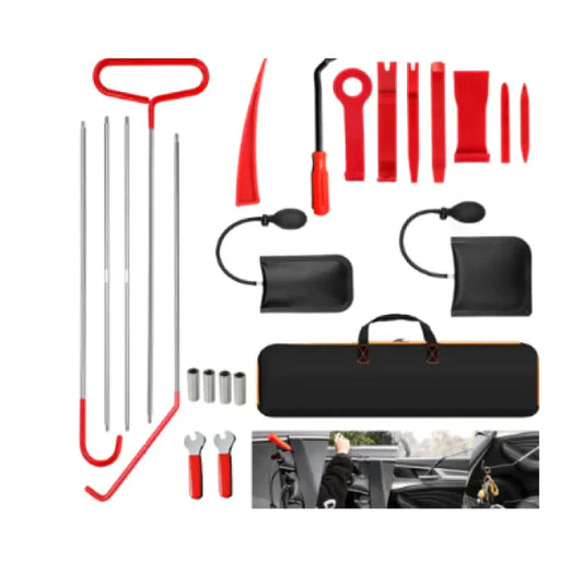 Kit de Herramientas para Coche con Bolsa de Cuña de Aire
