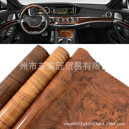 Wood Effect Vinyl Car Wrap - Waterproof DIY