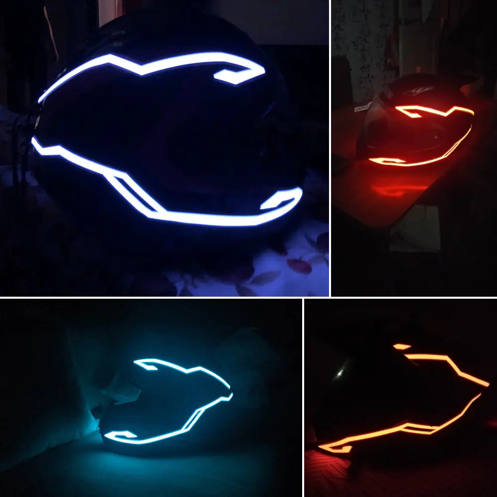 Tira de Luz LED para Casco de Moto para Montar