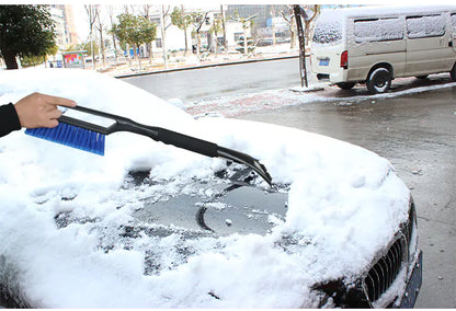Pala de Nieve Multifunción de Invierno con Mango Largo