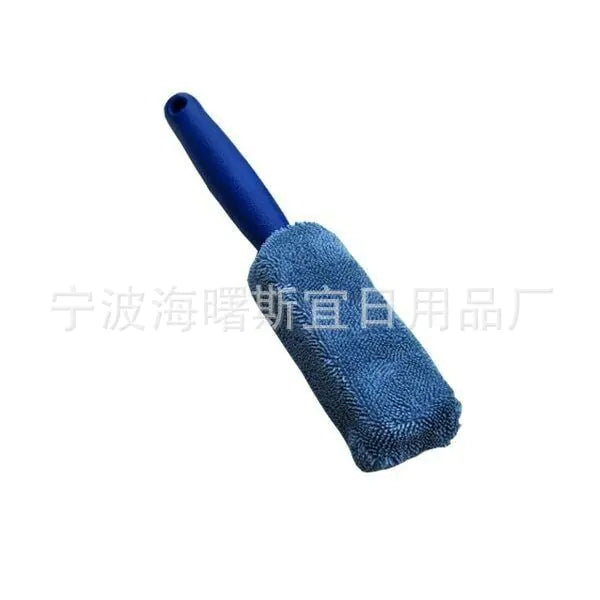 Cepillo para Ruedas de Mango Largo de Microfibra y Herramienta Limpiadora de Neumáticos