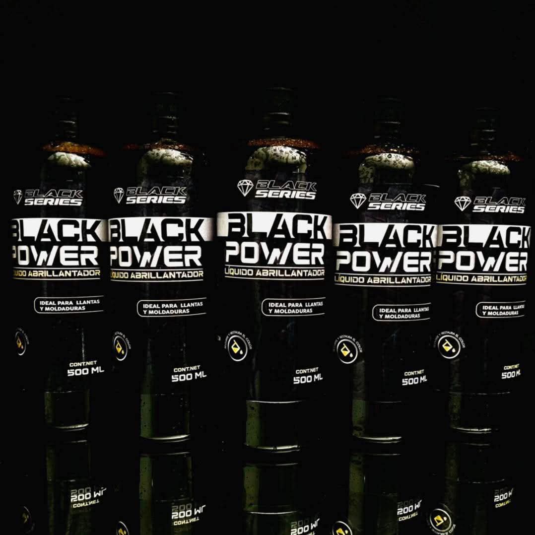Abrillantador de llantas Black Power