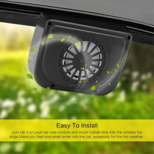 Ventilador Solar para Coche para Refrigeración y Circulación de Aire