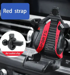 Soporte para Teléfono con Diseño de Asiento de Carrera y Ventosa