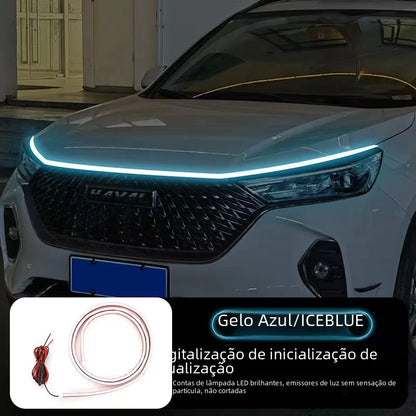 Luces LED Diurnas con Función de Escaneo al Iniciar y Decoración de Capó