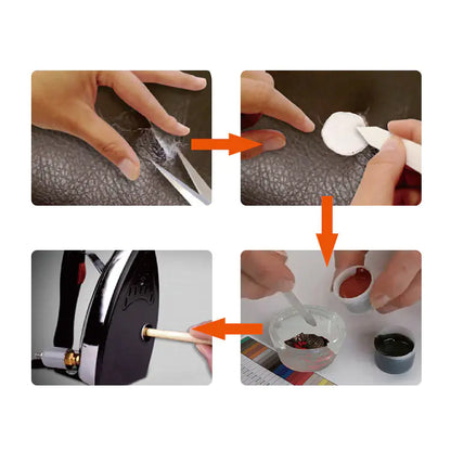 Kit de Reparación de Cuero para Sofás, Asientos de Coche y Bolsos