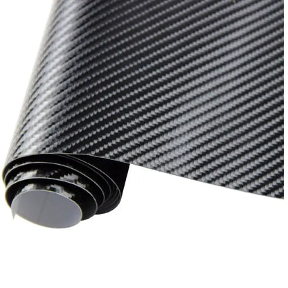 Pegatinas de Envoltura de Vinilo de Fibra de Carbono de Alto Brillo 5D para Coche