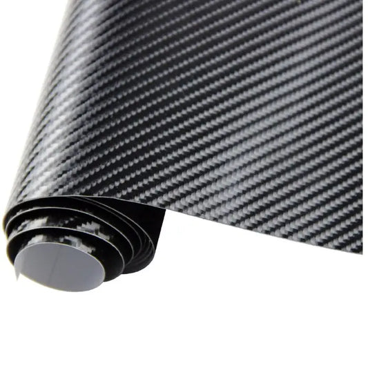 Pegatinas de Envoltura de Vinilo de Fibra de Carbono de Alto Brillo 5D para Coche