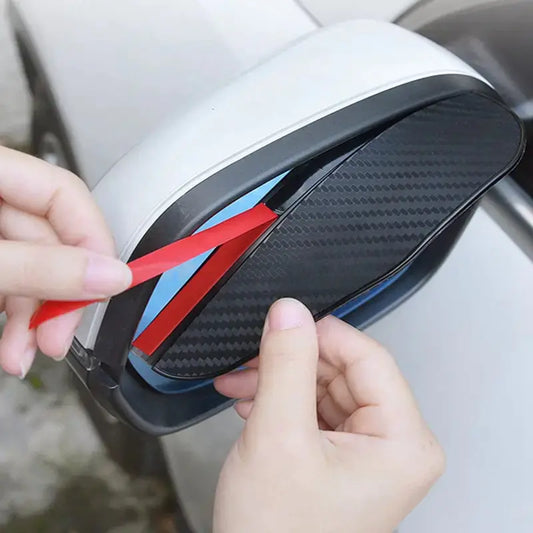 Protector Universal de Fibra de Carbono para Espejos de Coche