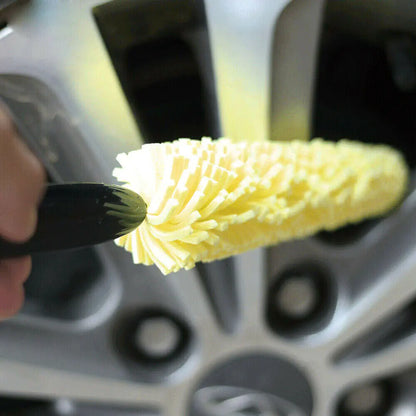 Cepillo de Limpieza Multifuncional para Bujes de Rueda de Coche