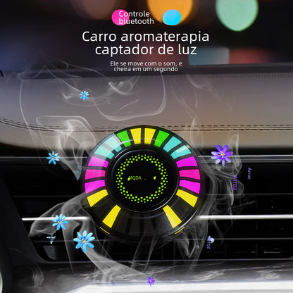 Luz de Ambiente para Coche 3D RGB con Control de Sonido y Aromaterapia