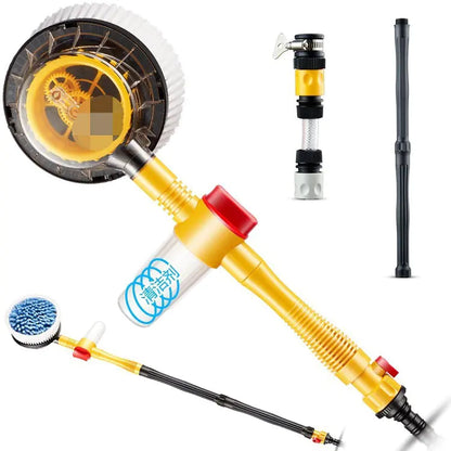 Car Wash Tool with Chenille Automatic Rotating Mop