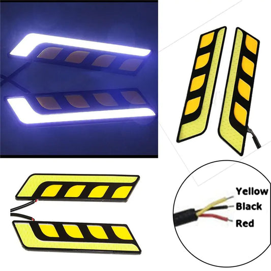 Luces Diurnas Dos Colores Super Brillantes LED a Prueba de Agua