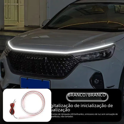 Luces LED Diurnas con Función de Escaneo al Iniciar y Decoración de Capó
