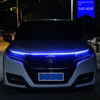 Luces LED Diurnas con Función de Escaneo al Iniciar y Decoración de Capó