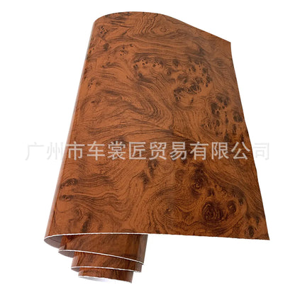 Wood Effect Vinyl Car Wrap - Waterproof DIY