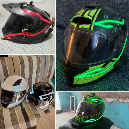 Tira de Luz LED para Casco de Moto para Montar